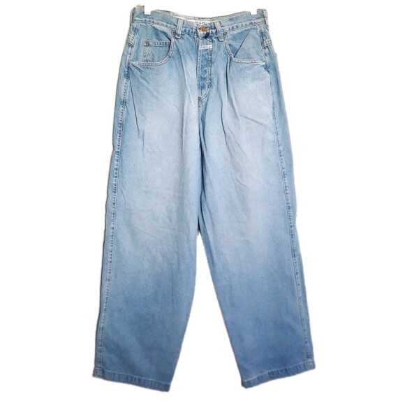 VTG Marithe Francois Girbaud Jeans Men 29 x 31 Pants Y2K 90 Baggy Button Fly USA - Picture 1 of 10